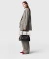 Stella Mccartney Oversized Double-breasted Blazer In Gray