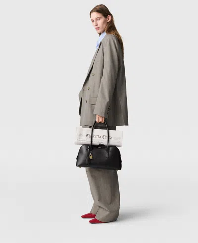 Stella Mccartney Oversized Double-breasted Blazer In Gray