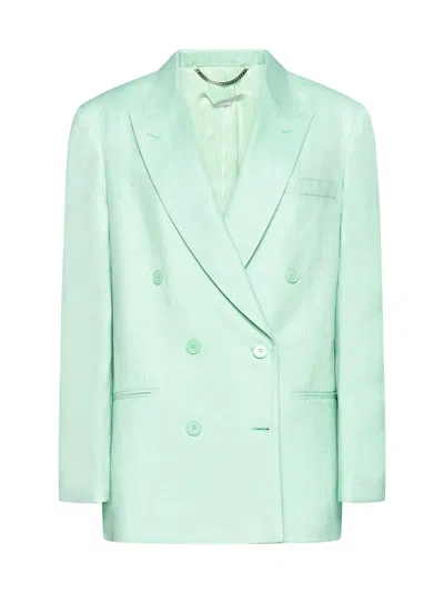 Stella Mccartney Stella Mc Cartney Mint Green Double Breasted Jacket