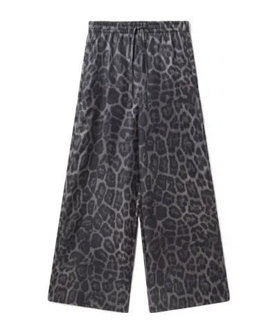 Stella Mccartney Oversized Drawstring Leopard Print Pants