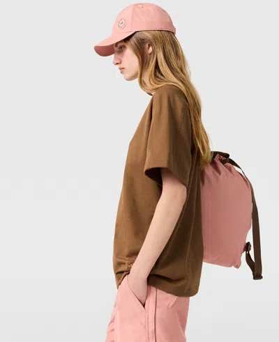 Stella Mccartney Oversized Logo T-shirt In Brown