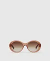 Stella Mccartney Oversized Round Gradient Sunglasses