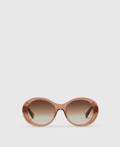 Stella Mccartney Oversized Round Gradient Sunglasses