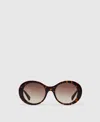Stella Mccartney Oversized Round Gradient Sunglasses