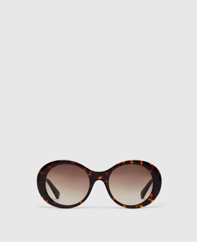 Stella Mccartney Oversized Round Gradient Sunglasses