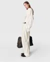 Stella Mccartney Oversized Sheer Striped Paneled Shirt In White