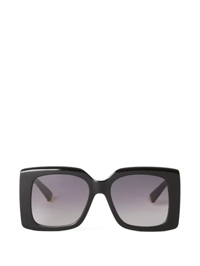 Stella Mccartney Oversized Square-frame Sunglasses In Schwarz