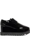 Stella Mccartney Limited Edition Elyse Monochrome Platform Shoes In Black