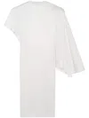 Stella Mccartney Pleated Baloon Sleeve Top In White