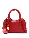 Stella Mccartney Padlock Top-handle Bag In Red