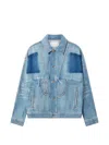 Stella Mccartney Panelled Cotton Jacket In Multi