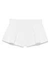 Stella Mccartney Canvas Tailoring Balloon Short In Neutrals
