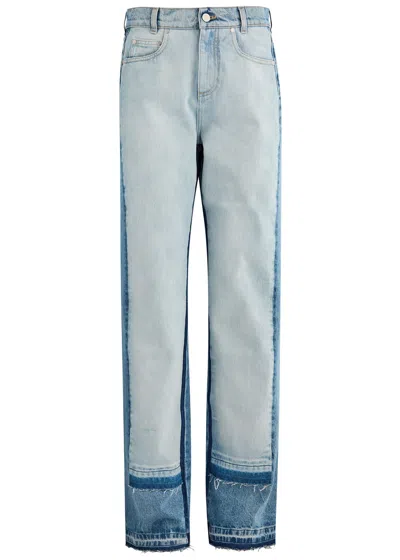 STELLA MCCARTNEY STELLA MCCARTNEY PANELLED STRAIGHT-LEG JEANS