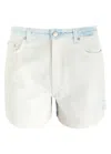 Stella Mccartney Panelled Stretch-denim Shorts