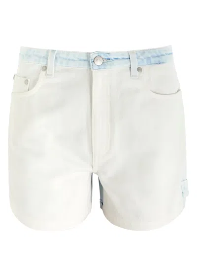 Stella Mccartney Panelled Stretch-denim Shorts