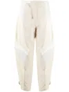 Stella Mccartney Brooke Color-block Paneled Twill Tapered Pants In Neutrals