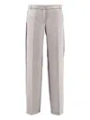 Stella Mccartney Tailoring Mixed Trousers In Gray