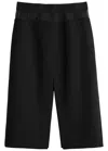 Stella Mccartney Panelled Wool Midi Skirt In Black