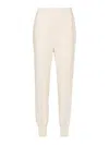 Stella Mccartney Tapered-leg Jogger Trousers In Blanco