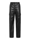 Stella Mccartney Cargo-pocket Straight-leg Trousers In Black