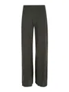 Stella Mccartney Mixed Wool Pants In Brown