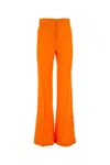 Stella Mccartney Stella Mc Cartney Fluo Orange Viscose Wide Leg Pant