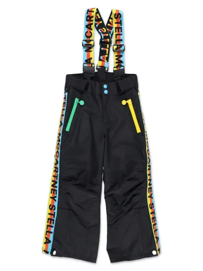 Stella Mccartney Kids' Pantalone Da Neve Con Logo In Black