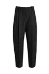 Stella Mccartney Ladies Black Flared Cropped Tailored Trousers In 1000