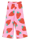 Stella Mccartney Strawberry-print Trousers In Pink