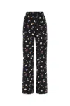 Stella Mccartney Floral-print Silk Trousers In 8475