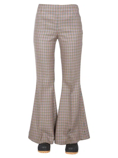 Stella Mccartney Mona Trousers In Beige