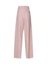 Stella Mccartney Loose Leg Pants In Dustypink