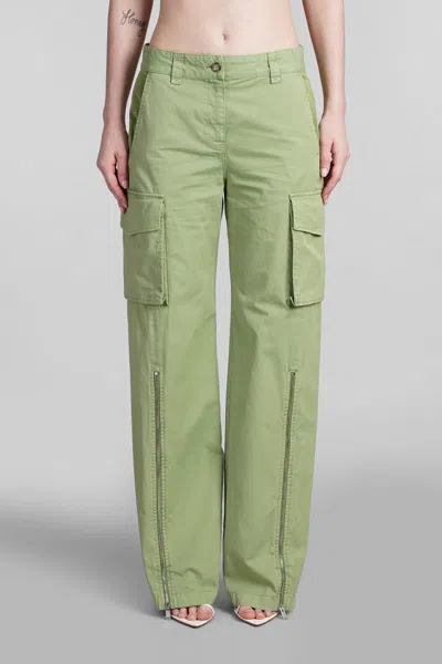 Stella Mccartney Straight-leg Cargo Pants In Green