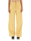 Stella Mccartney Pants In Alter Mat In Yellow