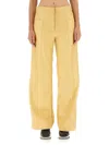 Stella Mccartney Alter Mat Wide-leg Loose-fit Trousers In Orange