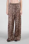 Stella Mccartney Pants In Animalier Viscose In Animalier