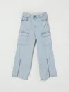 Stella Mccartney Cargo Pocket Zip-detail Trousers In Blue