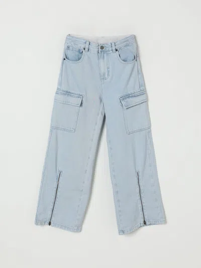 STELLA MCCARTNEY JEANS STELLA MCCARTNEY KIDS KIDS COLOR BLUE,H23581009