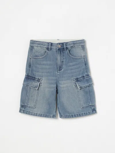 STELLA MCCARTNEY SHORTS STELLA MCCARTNEY KIDS KIDS COLOR DENIM,G70386028