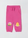 Stella Mccartney Kids Graphic Printed Drawstring Trousers In Pink