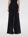 Stella Mccartney Pressed-crease Flared Trousers In Schwarz