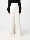 Stella Mccartney Wide Leg Trousers In Cream