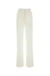 Stella Mccartney Wide-leg Viscose Pants For Women In White