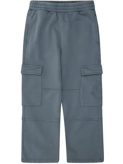 Stella Mccartney Kids' Pants Wide Leg Joggers In Blue