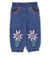 STELLA MCCARTNEY PANTS WITH EMBROIDERIES