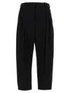 Stella Mccartney Cropped Tailored Pants With Double Front Pleats