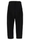 Stella Mccartney Cropped Tailored Pants With Double Front Pleats