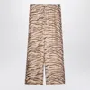 Stella Mccartney Pants With Tiger Print In Pink