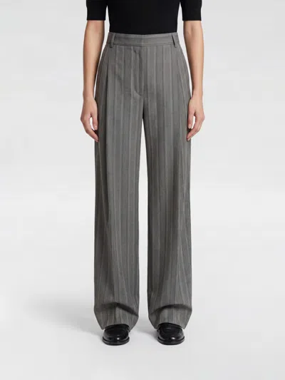 Stella Mccartney Pants Woman Color Grey In Blue