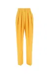 Stella Mccartney Women's Polyester Blend Pant In Yellow